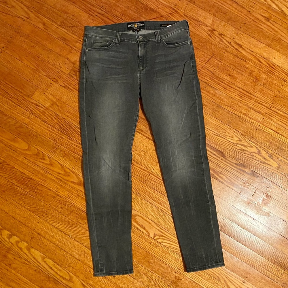 Lucky Brand - Brooke Skinny - 10/30A - Gray Black
